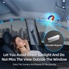 2PCS Mesh Car Side Window Shades with Magnets,Block UV Protection