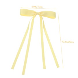 Baluue 2pcs Hair Bow Clips Lace Hair Clips Large Bow Hair Clip Hair Accessory for Women Teen Girls