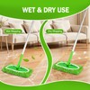 8 Pack Reusable Mop Pads Compatible with Swiffer Sweeper, Dry
