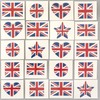 Baker Ross PJ153 Temporary Kids Union Jack Tattoos - Pack