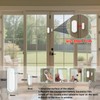 Cruxer Door Chime, Wireless Door Open Contact Sensor Alarm for