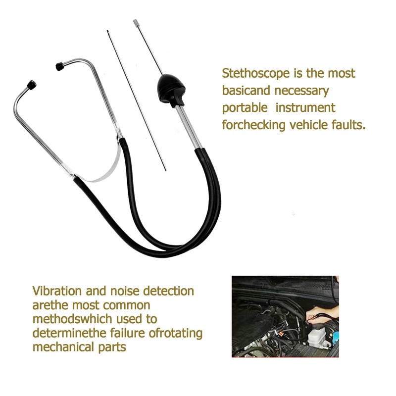 Mechanic Stethoscope, Automotive Engine Diagnostic Sensitive Hearing Tool, Car Stethoscope