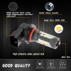 AuureLamp 9006 HB4 LED Fog Light Bulbs 4500K Golden For