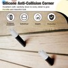 Eastrpupira 12 Pack Anti-Collision Corner Drawer Bumpers, Silicone Protector for
