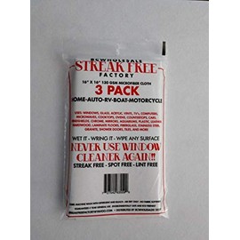 Microfiber Cleaning Cloth 16 x 16 inch White (3)