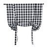 RLoncomix Tie Up Shade Buffalo Check Window Curtain Farmhouse Style