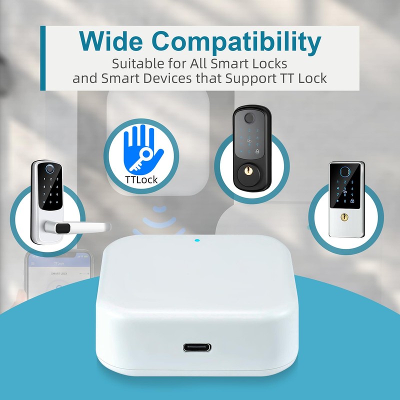 VOLIBeL G2 Gateway, Smart Lock WiFi Gateway, WiFi Hub/Bridge for