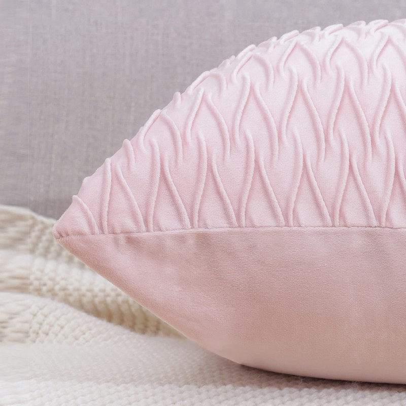 Madizz Pack of 2 Super Soft Velvet Decorative Cushion Covers