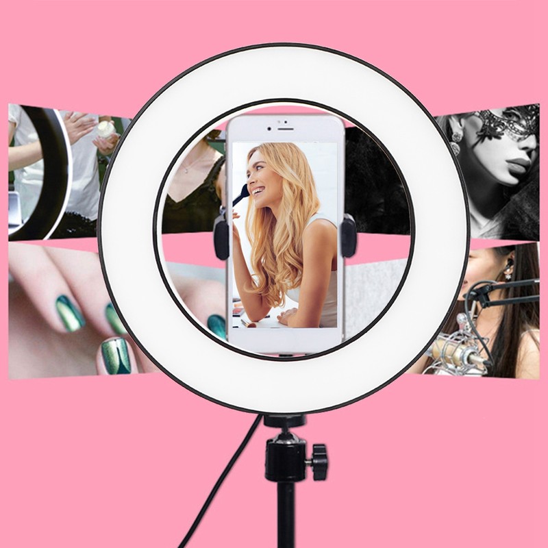 6 Inch LED Ring Light Living Broadcast Selfie Fill Lamp