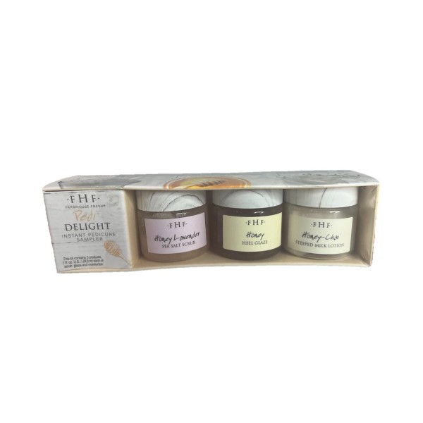 Farmhouse Fresh Pedi Delight Instant Pedicure Sampler 3 Products 1