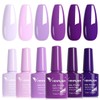VENALISA Purple Gel Nail Polish 6 Colors Purple Gel Polish
