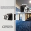 Orger Passage Glass Door Knob for Interior Hall and Closet,