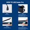 LinsnField Sealer Pro, 8-inch Impulse Heat Sealer, 2-mm Sealing Width