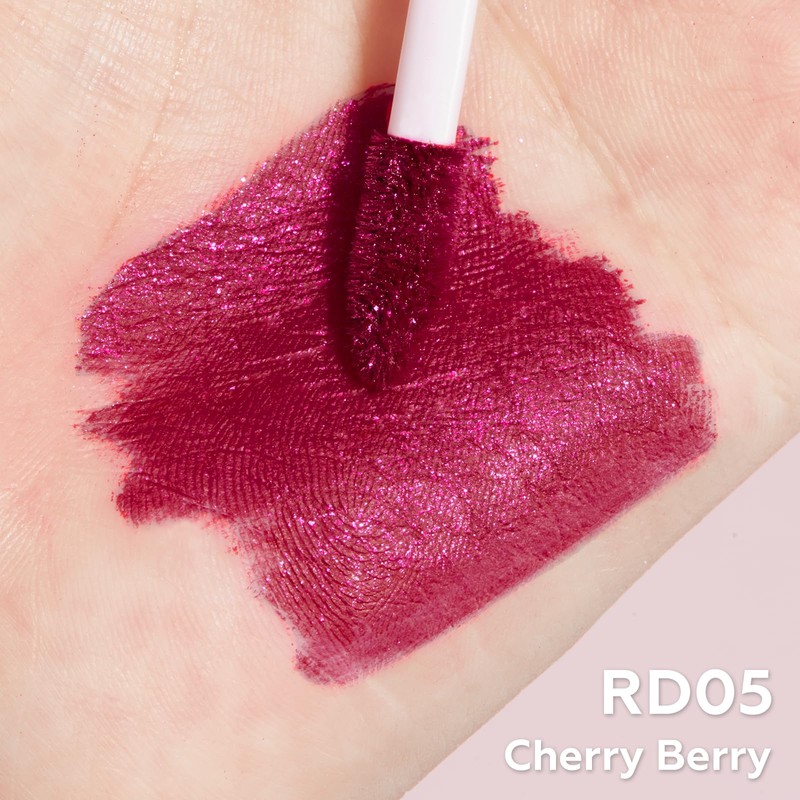 FOCALLURE Metallic Liquid Lipstick,Non Stick Cup Lip Gloss,High Impact Lip