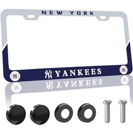 1PCS High-End Sports Team Fans License Plate Frames for Yankees