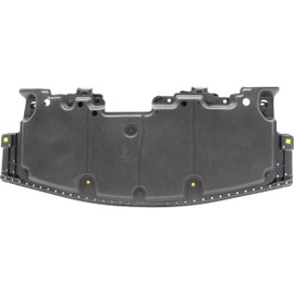 Evan-Fischer Aftermarket Front Engine Splash Shield Compatible with 2017-2019 Toyota Corolla Under Cover, Assembly, Vacuum Form