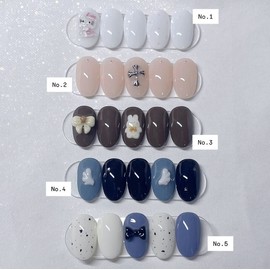 [Handmade Nail Tips] 10,000 Won Happiness Super Special Event Nails ✨ - Mini Oval / [수제네일팁] 만원의행복 초특가 이벤트 네일 ✨ - 미니오벌