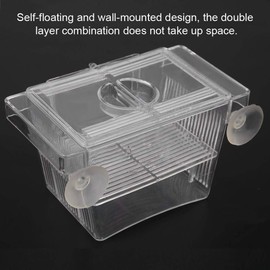 Fish Shrimp Breeder Box Acrylic Aquarium Fish Breeder Box Acrylic Multifunctional Fish Isolation Box Hatching Incubator Isolation Box