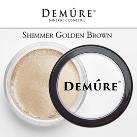 Mineral Make Up (Golden Brown) Eye Shadow, Shimmer Eyeshadow, Loose Powder, Glitter Eyeshadow, Organic Makeup, Eye Makeup, Natural Makeup, Organic Eyeshadow, Natural Eyeshadow, Professional Makeup