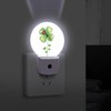 St Patrick's Day Lucky Plug in Night Light,LED Dusk to