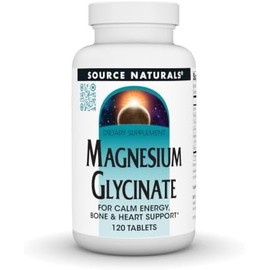 Source Naturals Glicinato de Magnesio Quelado para una Alta
