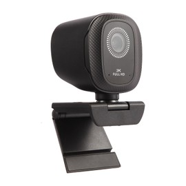 WAKEVLEO USB Webcam, Full HD 2K Webcam for PC and Laptop, Plug-and-Play, webcam with Microphone,Auto Light Correction, 360° View Web Cam for Live Streaming, gaming, Studying, Conferences