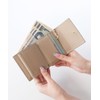 Alto Rose Trifold Wallet, Compact, Cute, Mini Wallet, Women's, Quilted,
