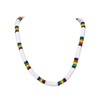 BlueRica Puka Shell and Rasta Coconut Shell Beads Necklace (20")