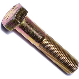 Hard-to-Find Fastener 014973253844 Grade 8 Fine Hex Cap Screws, 1/2-20 x 2-1/4, Piece-25, Yellow