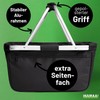 Huuraa Einkaufskorb Pflegerin mit Herz Geschenk 20 Liter Black Pflegerin