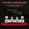 Joinfworld Bus Bar 12V 250A Power Distribution Block 4 x