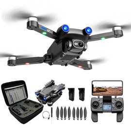 Cotwodfa GPS Drone with Camera for adults Beginners 4K, Long Flight Time(40 minutes), 5G GPS FPV Quadcopter for with Optical Flow Positioning,Brushless Motors, No obstacle avoidance， GPS Return Home, Follow Me, Include 2 batteries