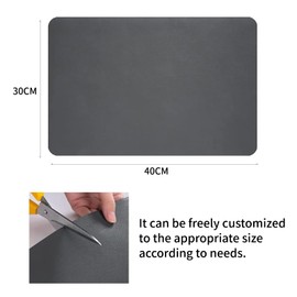 KIPTVO Draining Board Mats, Kitchen Super Absorbent Draining Mat, Folding Draining Mat, Dish Drainer Mat Anti-Slip Kitchen Mat for Drying (30x40cm)