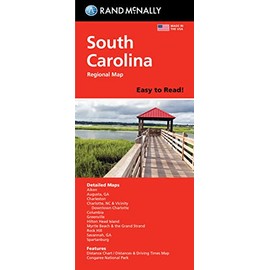 Rand McNally Easy To Read Folded Map: South Carolina State Map