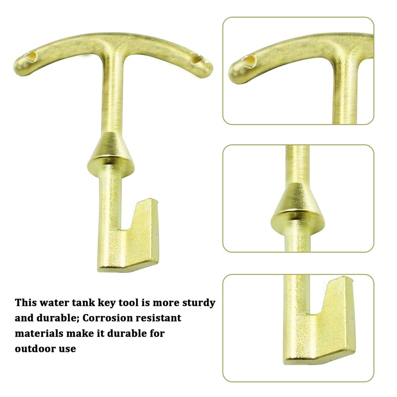 Follde M07001 Water Meter Box Key, Water Meter Cover/Lid Opening