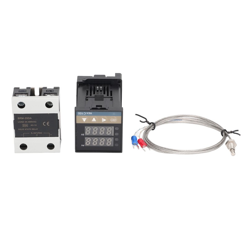 PID Thermostat Temperature Controller Set 0‑400℃ Thermostat Temperature Controller with
