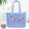 Yudisho 5 Pcs Bling Bag Charms,Cute Acrylic Charms for Bogg