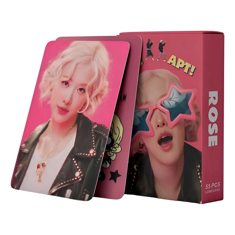 55 Photocards Rose - Apt