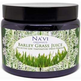 Na'vi Organics Na'vi Organics Raw Barley Grass Juice Powder - Premium Grade, Organic Certified Powder wholefood Supplement, 100 g