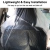 JOYOTO 500pcs Universal Disposable Plastic Car Seat Cover Waterproof and