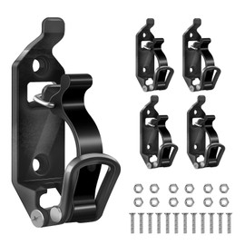 Pack of 4 shovel holders for roof racks, roof rack accessories, wall mounting brackets, clamp mounting kit, for off-road roof rack, spade holder, axe holder, broom holder, wall, garden tool holder