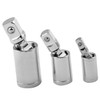 jojofuny 3pcs Drive Joint Socket Adapter Set Universal Swivel Socket