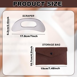 lasuroa Gua Sha-Massagegerät mit Griff, Edelstahl zur Muskelentspannung und Faszienfreisetzung Großes Körperschabgerät für Rücken Nacken Gesicht Beine