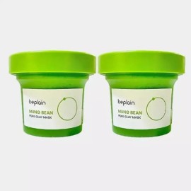 Bppelin [셀러허브]비플레인 녹두 포어 클레이 모공 팩 올리브영120ml 2개 (S12909058) Cellab Herb Biflain Mung Bean Pore Clay Pack 120ml 2ea [120ml]