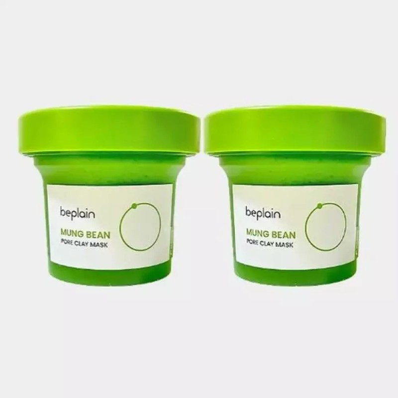Bppelin [셀러허브]비플레인 녹두 포어 클레이 모공 팩 올리브영120ml 2개 (S12909058)