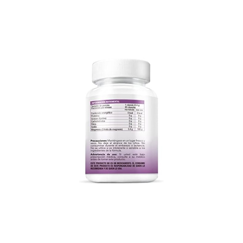 BIO B Magnesio 60 cápsulas veganas