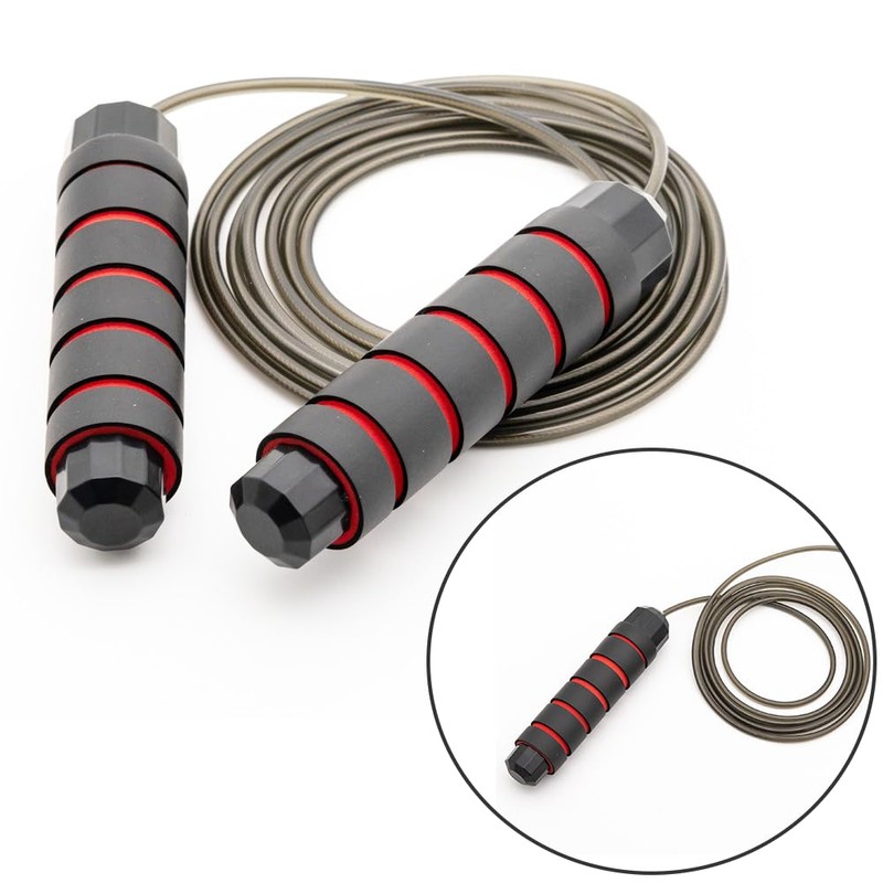 Ram® Skipping Rope Men Womens Kids Gym Adjustable Skipping Rope