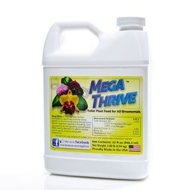 Megathrive Plant Food. Increases Nutrient Transport Through Cell Walls. It Lets Plants Absorb nutients More efficiently.