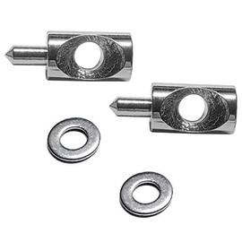 Gordon Glass® Shower Door Stainless Steel Hinge Pin 5/16" Dia. and Washer for Continuous Hinge Framed Shower Enclosure
