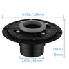 Shower Drain Accessories Floor Drain Base Flange with Rubber Coupler
